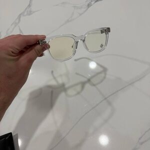 Chrome Hearts Clear Frame Glasses